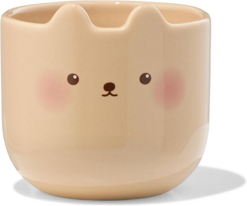 HEMA Plantenpot ⌀7cm Keramiek Beer