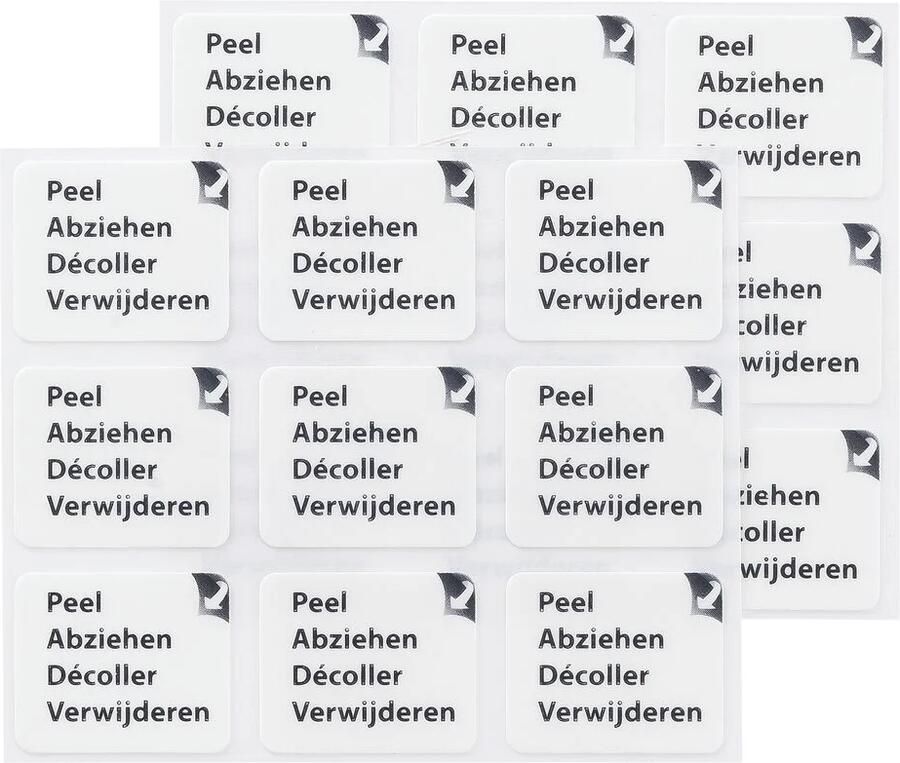 HEMA Poster Tabs 21x25mm 18 Stuks (wit) - Foto 1