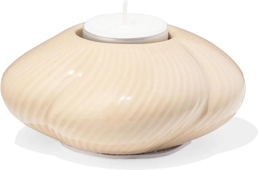 HEMA Sfeerlichthouder Keramiek Twist Crème (creme)