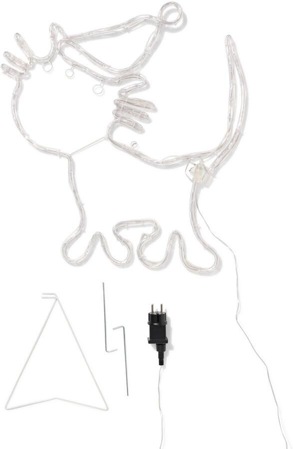 HEMA Siepie Led-lichtslang 56x56cm Voor Binnen En Buiten (wit)