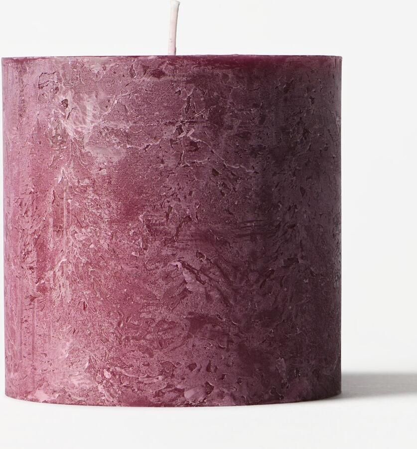 HEMA Stompkaars ⌀10x10cm Rustiek Aubergine (aubergine)