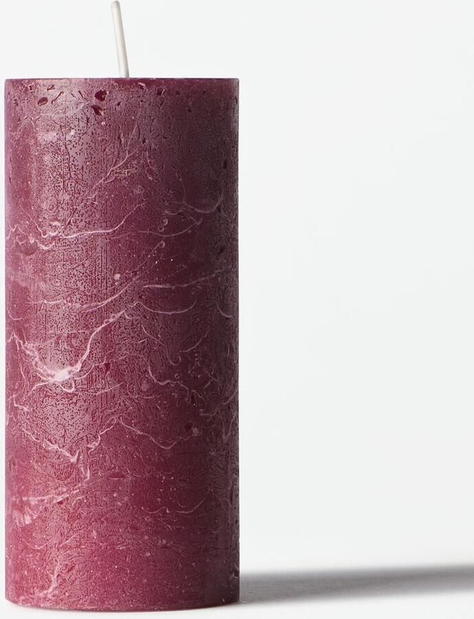 HEMA Stompkaars ⌀5x11cm Rustiek Aubergine (aubergine)