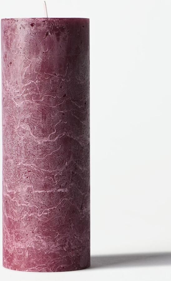 HEMA Stompkaars ⌀7x19cm Rustiek Aubergine (aubergine)