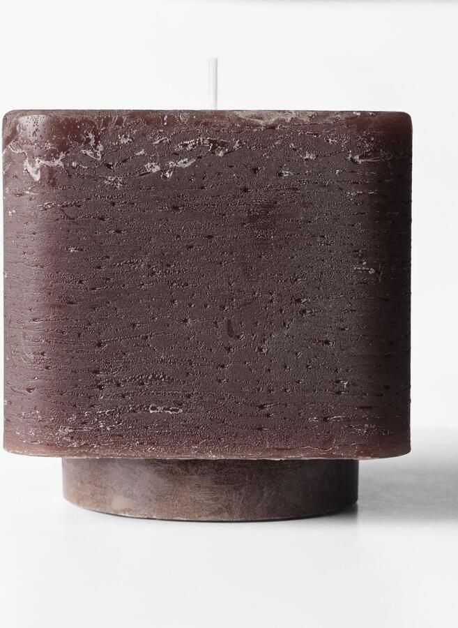 HEMA Stompkaars 9x9x9cm Rustiek Donkerbruin (donkerbruin)