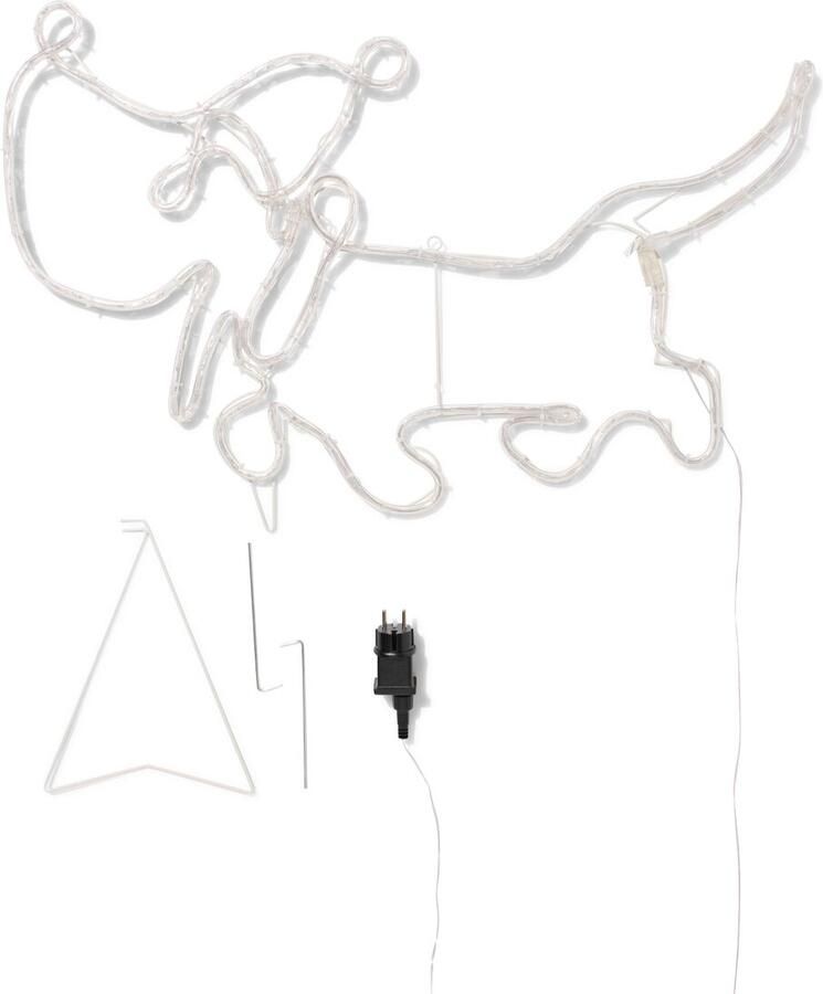 HEMA Takkie Led-lichtslang 78x54cm Voor Binnen En Buiten (wit)