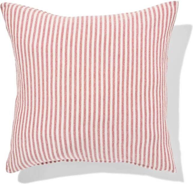 HEMA Kussenhoes 50x50cm Katoen Strepen Terra (terra)