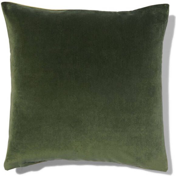 HEMA Kussenhoes Velours 50x50 Groen (groen)