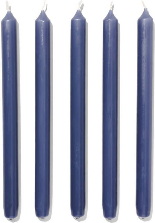 HEMA Lange Huishoudkaarsen Ø2.2x29 Blauw 12 Stuks (blauw)
