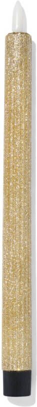 HEMA LED Kaars Goud Glitter (goud)