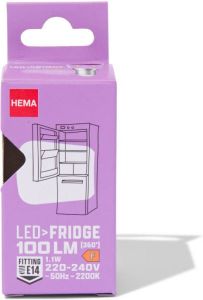 HEMA Led Koelkast Clear E14 1.1W 100lm