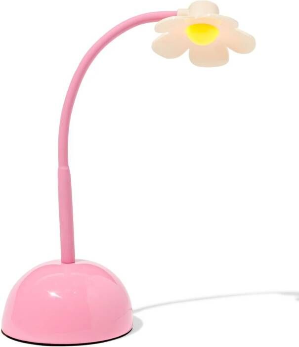 HEMA Leeslampje 27cm Bloem Roze