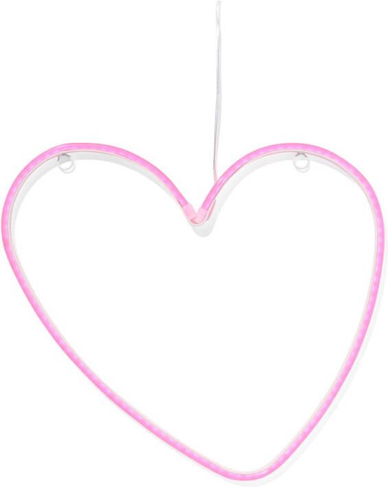 HEMA Neon LED Hart 37x39cm