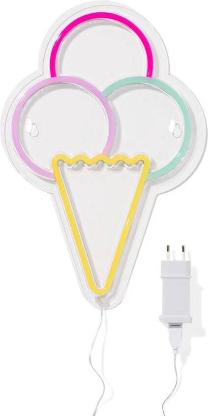 HEMA Neon LED-lamp Ijsje
