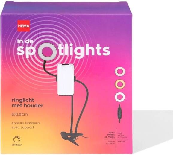 HEMA Ringlicht Met Houder Ø8.8cm