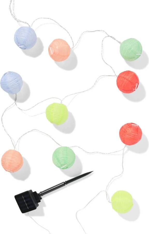 HEMA Solar Lampionslinger Met 10 LED Lichtjes (multi)