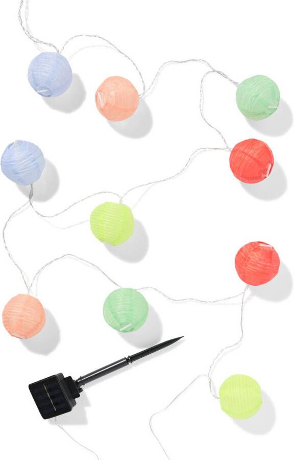 HEMA Solar Lampionslinger Met 10 LED Lichtjes (multi)