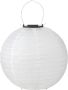 HEMA Tuinlampion Solar Ø 28 Cm Wit - Thumbnail 1