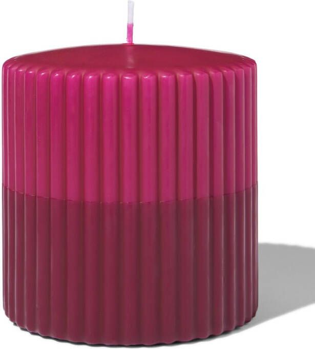 HEMA Stompkaars 10x10 Rib Paars (roze)