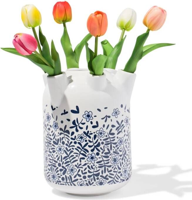 HEMA Tulpenvaas Ø18.5x22cm Print