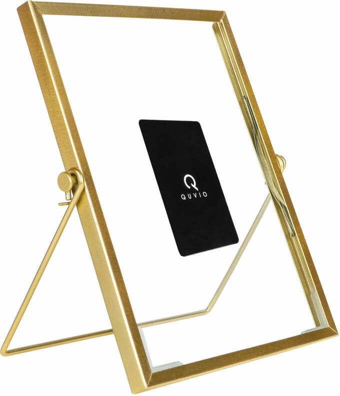 QUVIO Fotolijst staand 15 x 20 cm staal Goud