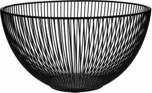 QUVIO Fruitschaal Draadstaal 25 x 13 5 cm