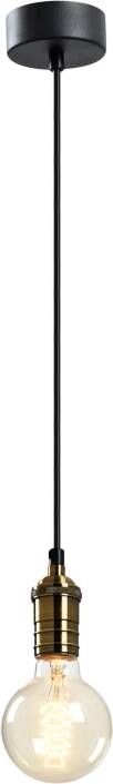 QUVIO Hanglamp industrieel Minimalistisch design Koper D 4 cm - Foto 1