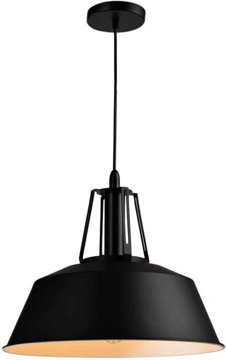 QUVIO Hanglamp industrieel Strak aflopende kap Diameter 40 cm