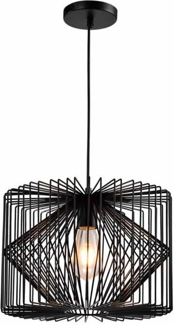 QUVIO Hanglamp modern Cilindervorm draadstaal Diameter 35 cm