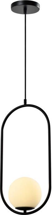 QUVIO Hanglamp modern Langwerpig metalen frame 15 x 25 x 51 cm Zwart - Foto 1