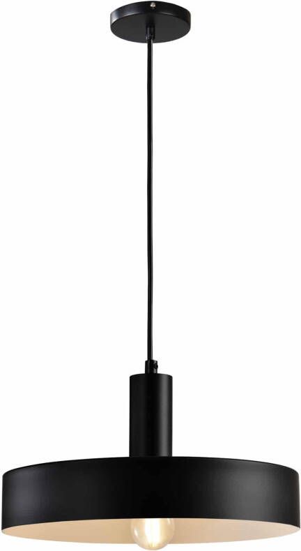 QUVIO Hanglamp retro Platte vorm Diameter 30 cm