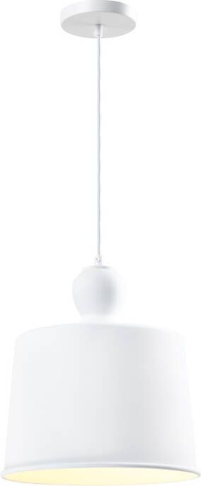 QUVIO Hanglamp retro Vintage design D 25 cm Wit