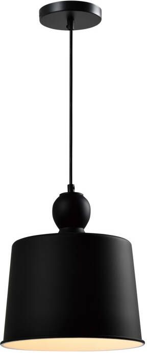 QUVIO Hanglamp retro Vintage design D 25 cm Zwart