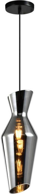 QUVIO Hanglamp met smoke glas Grey - Foto 1