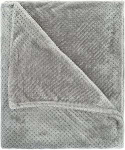 QUVIO Plaid Fleece deken 200 x 230 cm