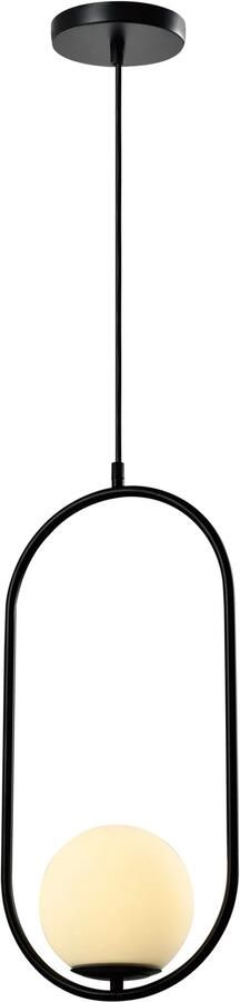 QUVIO Hanglamp modern Langwerpig metalen frame 15 x 25 x 51 cm Zwart