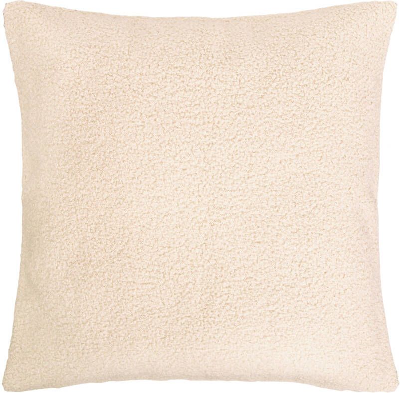 QUVIO Sierkussenhoes teddy 45x45cm Beige