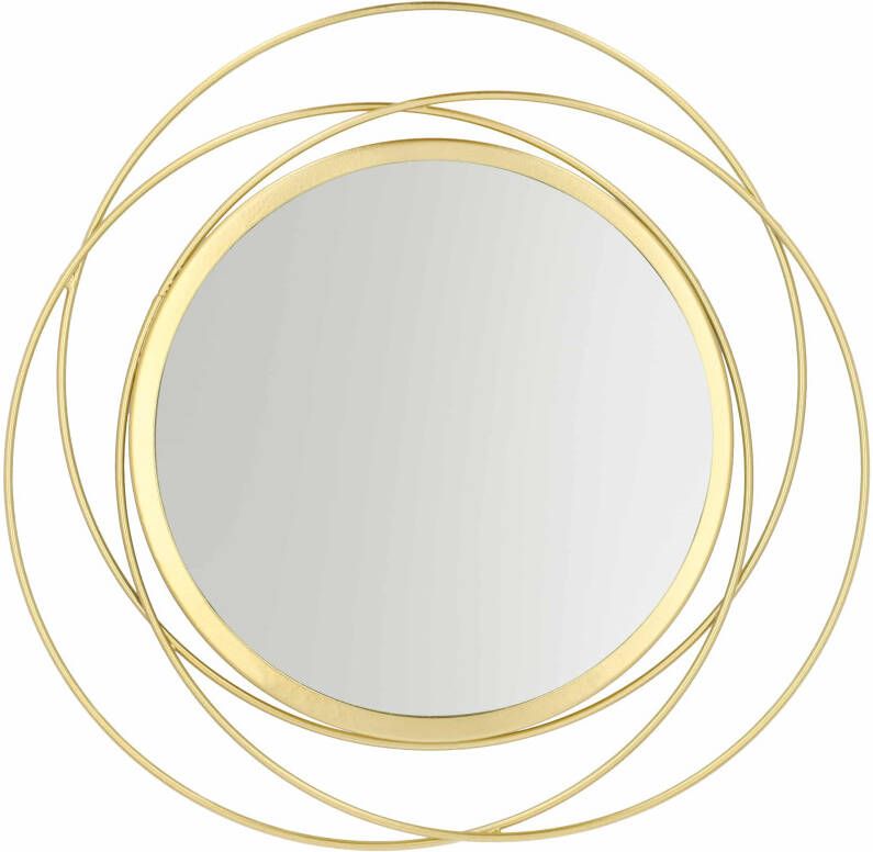 QUVIO Spiegel 35 5 cm Rond Goud