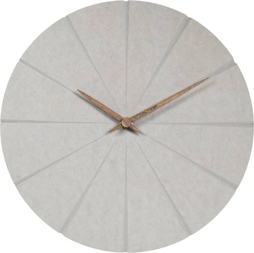 QUVIO Wandklok Diameter 30 cm Hout