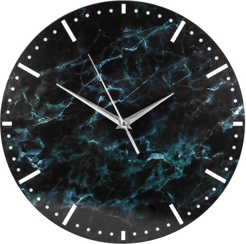 QUVIO Wandklok Diameter 30 cm Marmerlook