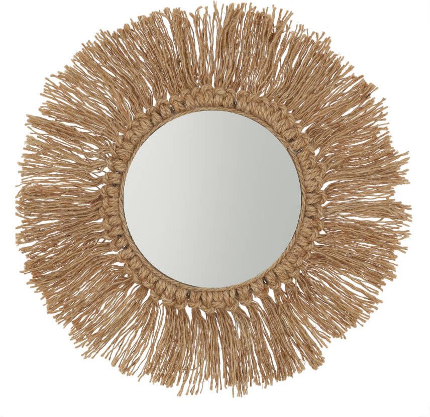 QUVIO Wandspiegel 45 cm Bohemian Rond