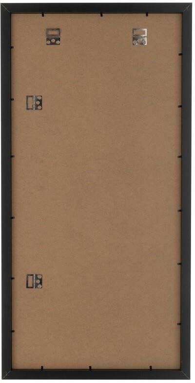 J-line Fotokader Wanddeco Deurhanger Naturel Zwart Md