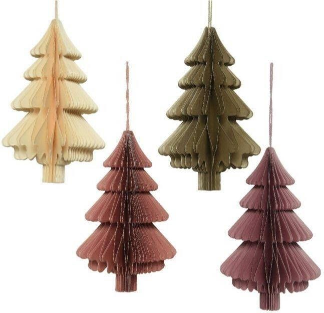 Kaemingk | Kerst | Hanger | Papier | Velvet Roze