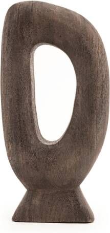 By-Boo Houten beeld Core large brown