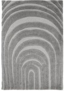 By-Boo Vloerkleed Maze 200x300 cm grey