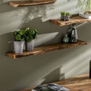 Max Wonen Boomstam wandplank | Edge | 120cm