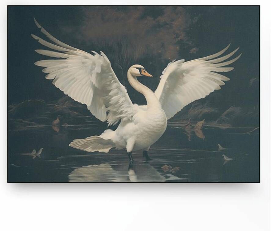 Wandkleed Swan Lake Medium