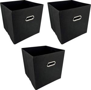 ADOB Opbergbox Vouwkratten Inclusief handgreep (set 3 stuks)