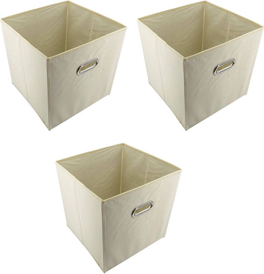 ADOB Opbergbox Vouwkratten Inclusief handgreep (set 3 stuks)