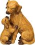 Ambiente Haus Decoratief figuur Hond met pup - Thumbnail 1
