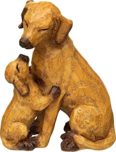 Ambiente Haus Decoratief figuur Hond met pup klein